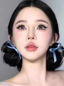 36 Büschel, 9-12 mm Länge, Wimpernstreifen mit Selbstklebefunktion, gekräuselt C/D, W-förmig gekräuselter Blütenblatt-Stil, Augen erscheinen größer, natürlich dicht, für Anfänger, lässige Trilogie, Cos simulierte Wimpern, Segmentierung, Cartoon-Stil