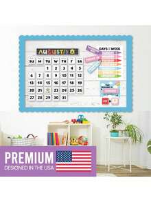 Classroom Calendar, 98 Pieces, Bulletin Board, Hadley Designs, Calendars & Planners, Calendar 2025, Calendar Creative Minimalist, Calendar>Teacher, Yearly Calendars, Calendario 2025-2026, Academic Calendar 2025-2026, Wall Calendar 2025, Numbers Calendar, - 排版 - 查看 1