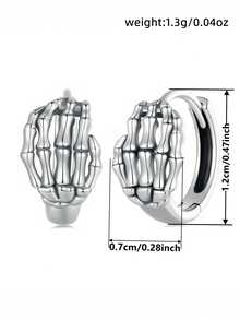 一对时尚的圈形耳环，适合女性佩戴，可用于婚礼、订婚、周年纪念、派对、情人节等场合，也可作为礼物送给母亲、母亲节等场合。 - 1# - 查看 11