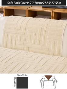 1 Stück Sofakissenbezug für alle Jahreszeiten, moderner minimalistischer rutschfester Sofasitzpolster, staubdicht und waschbar, weich und farbbeständig, tierfreundlicher Schutzbezug, anpassbar für Ecksofas, Schlafzimmer, Büro, Wohnzimmer