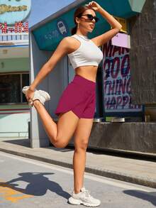 Women's Athletic Shorts High Waisted Running Short Pocket 2.5" Sporty Shorts Gym Elastic Workout Shorts Womens Athletic Shorts High Waisted Running Quick Dry Gym Workout Shorts With Zipper Pockets Women's Shorts,Womens Casual Shorts,Ladies Shorts,Women's Summer Shorts Women's High Waisted Shorts,Women's Casual Stretch Shorts,Women's Denim Shorts,Women's Linen Shorts,Women's Biker Shorts,Women's Athletic Shorts,Women's Flowy Shorts Valentine's Day Shorts For Women,Valentine's Day Women's Shorts,Valentine's Day Casual Shorts For Women,Women's Shorts For Valentine's Day Valentine's Day Clothes Valentine's Day Gift - 紅色 - 查看 3