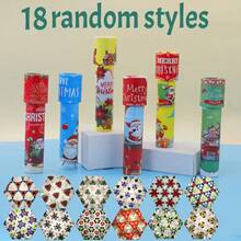 6/12/18 件套圣诞主题经典万花筒，滚轮棱镜复古道具，充满创意的节日派对礼物，派对用品，圣诞节、感恩节、万圣节派对礼物，适合作为嘉年华奖品（多种款式混合）