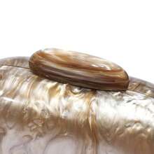 Embrague de concha dura con efecto de mármol acrílico, bolso de noche de mujer con cadena dorada, pequeño bolso de mano a juego con vestido de fiesta y vestido de noche, regalo perfecto para amigos