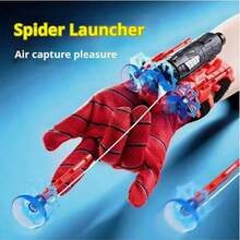 2025 New Super Long Range Spider Blaster - Suction Cup Launcher Game - Fashionable Spider Mask - Parent-Child Interactive Game - Birthday Gift - HD - Multicolor - View 4