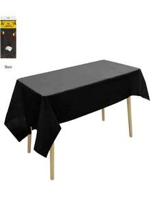 1 pieza Mantel de mesa impermeable, resistente al aceite y al calor, grueso de PE, antiman chas, fácil de limpiar, apto para uso en interiores y picnics al aire libre - Multicolor - Ver 10