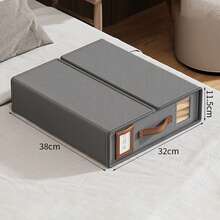 Ordnungsboxen, faltbarer Schrank-Organizer, 4-teiliges Set, Bettlaken-Organizer, Bettlaken-Aufbewahrungsbox, Aufbewahrungstaschen, 38 x 32 x 11,5 cm