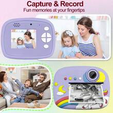 New 1080P High-Definition Children's Printing Camera, Available In Various Styles With Printing Paper, Can Be DIY, Suitable For Various Holiday Gifts-The Best Choice For Christmas And New Year Gifts