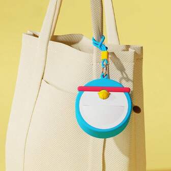  Doraemon Prop Coin Wallet Silicone Rubber Anime Women's Wallet Cartoon Cute Coin Money Bag Multi Functional Storage Bag Decoration Earphone Bag