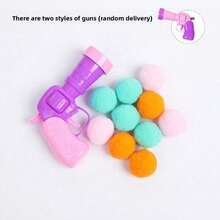 Juguetes de Navidad para mascotas, lanzador de bolas de peluche, bolas de piel de alta elasticidad y coloridas silenciosas, juguetes interactivos automáticos para gatos