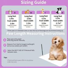 Dog Shoes For Hot Pavement NonSlip Dog Boots For Small Medium Large Dogs Adjustable Straps Paw Protectors Easy On Off Purple M - Màu tím - Xem 3