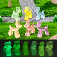 12pcs Miniature Glow-In-The-Dark Dog Figurines, Car Decor, Micro Landscape Ornaments, Suitable For Holiday Parties, Birthday Gifts, And Festival Surprises For Ages 14+, Cute Dog Decor For Halloween, Christmas Parties
