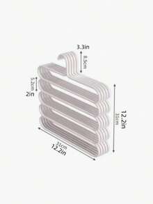 3 Móc treo quần áo hình chữ S bằng thép không gỉ - Chống trượt và tiết kiệm không gian, sắp xếp quần, quần jean và khăn quàng cổ, Giải pháp lưu trữ và sắp xếp tủ quần áo, Vật dụng lưu trữ không thể thiếu trong gia đình - Nhiều màu - Xem 11