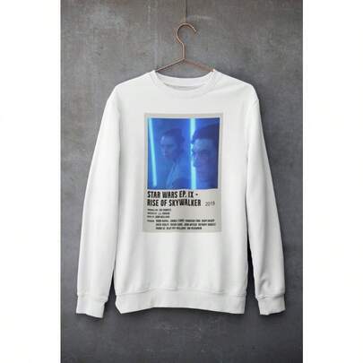 Star Wars: Rise Of Skywalker Sweatshirt | Rey And Kylo Ren Fighting Emperor Palpatine | Sublimation