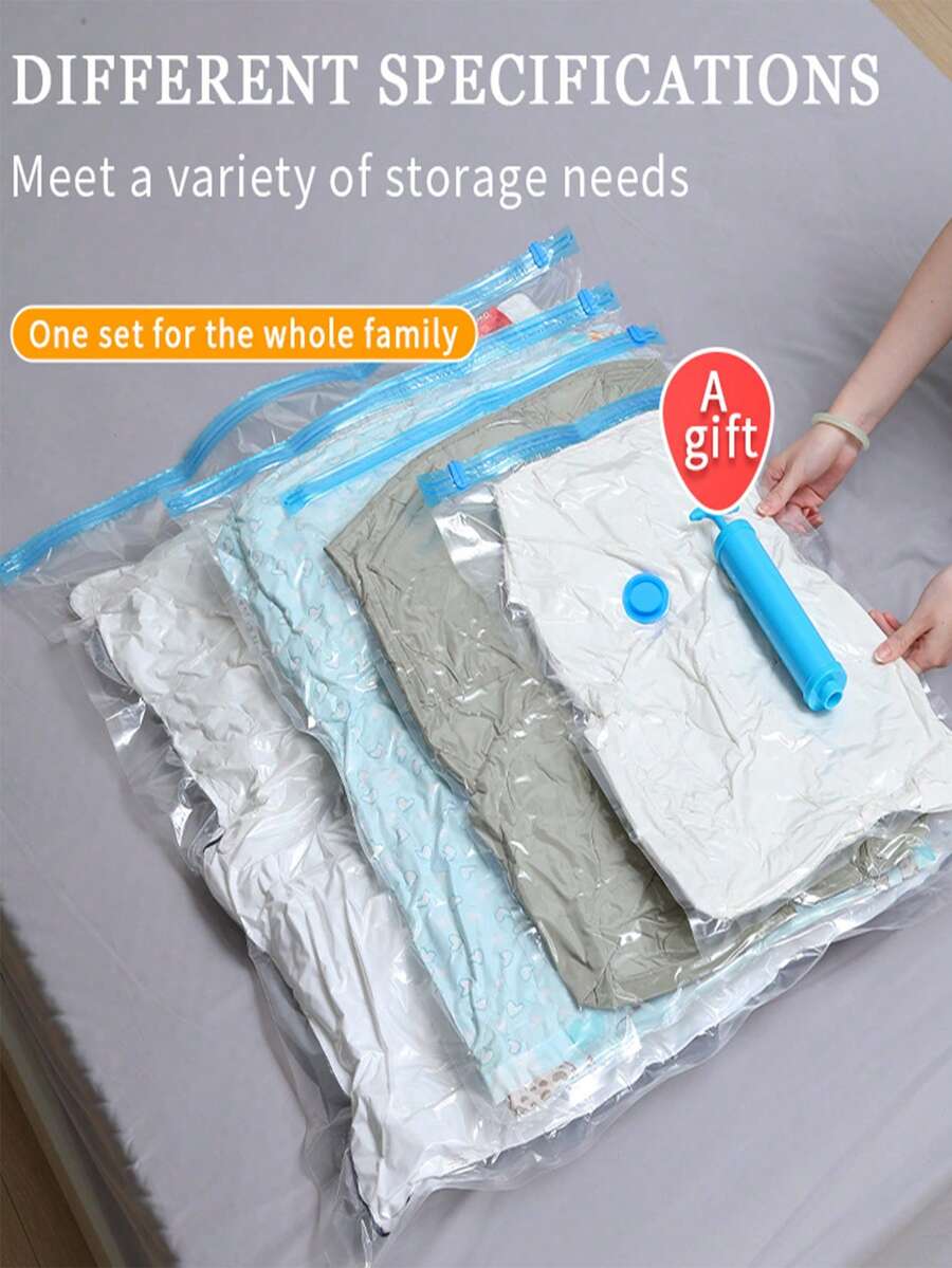 Vacuum - Sealed Bags Are Used For Storing Out - Of - Season Clothes. They Can Prevent Mildew, Insects, And Moisture, Save Space, And Make It Easy To Store Items Through Vacuum - Sealing. They Are Travel Accessories, Vacuum Bags, Travel Essentials, Vacuum Storage Bags, Travel Essentials, Storage Bags, Cruise Essentials, Items For Organization And Storage, And Bedroom Items.