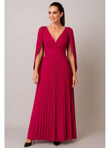 Women Dresses - 玫紅色 - 查看 1