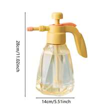 Large Pressure Watering Can, 1.5L Large Capacity Clear Water Bottle, Gardening Sprayer Pressure Pump Watering Can For Plants Flowers Cleaning - 彩色 - 查看 13