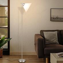 HonoDing Floor Lamp Standing Lamp Adjustable Head Arcylic Shade Floor Lamps For Living Room/Office/Bedroom Decor,Christmas Decoration (Satin Nickel) - US A Type Plug(110-127V) - View 12