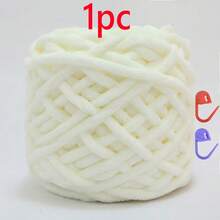 1pc 100g/1pc Chunky Knitting Yarn Set, Single Ply Soft & Skin-Friendly Autumn/Winter Yarn, Suitable For DIY Knitting Scarves, Bags, Slippers, Dolls, Blankets, Cushions - Multicolor - View 21