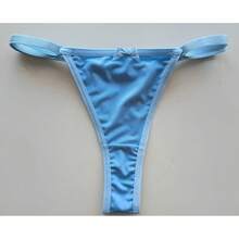 Kit Of 10 Microfiber Thong Panties With Side Adjustment - Nhiều màu - Xem 4
