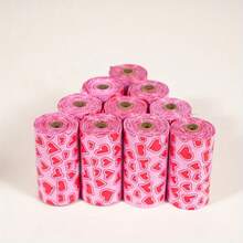 150 个狗屎袋 - 有香味和无香味可选，用于清理宠物粪便，耐用聚乙烯材质，拉链密封，适合家庭和旅行使用，狗粪便袋 - 彩色 - 查看 6