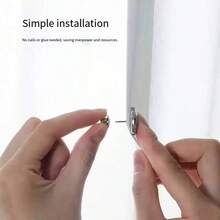 32 pièces Crochet magnétique en métal moderne, convient pour les rideaux, boucle magnétique murale facile à installer, utilisé pour les rideaux de douche, l'étanchéité des coutures, les autocollants muraux et de porte.