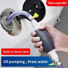 Bomba de sifón,Bomba Manual Pro Fuel para Gas, Aceite, diésel y Agua, Manguera de sifón de Gasolina, Bomba de sifón de Transferencia de Combustible de Agua de Aceite de Gas(2M) - 2 millones - Ver 4