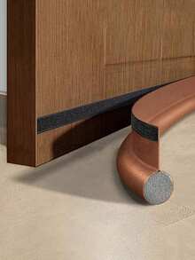 1PC Door Draft Stoppers For Bottom Of Door, Adjustable Self-Adhesive Sound-Proof Door Bottom Seal Strip, Weatherstrip Under Door Draft Stopper Anti-Cold One Side Gap Blocker Foam Weather Strip,Flexible Door Bottom Sealing Strip Under Door Draft Stopper Sealing Strip OundProof Gasket Weatherstrip Draft Guard,Self-Adhesive Anti-Mosquito And Anti-Insect Sound Insulation Gap Stopper