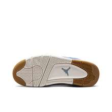 Air Jordan 4 Retro TEX 'Worn Blue Denim' Sail Gum-Light-Brown Metallic-Gold Sneakers Women IB6716-100 - 彩色 - 查看 5