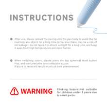 languo 6 pièces, Ensemble de stylos à bille 10 couleurs - Stylo en caoutchouc de style kawaii coloré - Papeterie - Stylo à pression de mode, stylo gel multicolore, stylo à bille de dessin