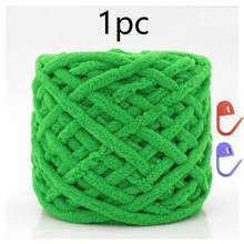 1pc 100g/1pc Chunky Knitting Yarn Set, Single Ply Soft & Skin-Friendly Autumn/Winter Yarn, Suitable For DIY Knitting Scarves, Bags, Slippers, Dolls, Blankets, Cushions - Multicolor - View 49