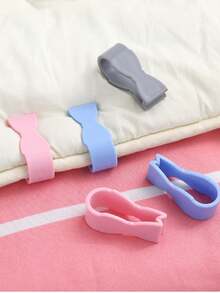 4pcs/6pcs Kitchen Towel Clips - Prevent Towels From Slipping - Suitable For Kitchen, Oven Handles, Bathroom Towel Racks, Dishwashers, Stoves - Say Goodbye To Towels Scattered On The Floor, 3 Color Options / Blanket Clips, Needle-Free Non-Slip Design - Multicolor - View 6