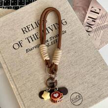 Dây đeo cổ tay điện thoại họa tiết ngôi sao và cà phê mùa thu/đông, Dây đeo cổ tay điện thoại dễ thương có dây rút, Dây đeo mặt dây chuyền điện thoại, Phù hợp với ốp lưng điện thoại thông dụng DIY, Miếng lót có thể tháo rời, Dành cho nam và nữ, Cầm tay sáng tạo, Chống thất lạc, Chống rơi, Vòng đeo tay di động, Móc chìa khóa - Dây đeo cà phê Star - Xem 8