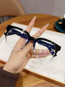 WF1268 Negro en la parte superior y marco transparente en la parte inferior