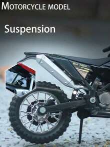 1pc 1:18 Scale KTM Dirt Bike Alloy Motorcycle Model Toy, Ideal Gift For Men, Birthday, Holiday, Christmas, Collectible Toy Vehicle Model