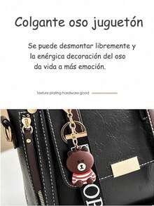 Bolso bandolera para mujer, bolso bandolera, bolso bandolera de PU, adecuado para mujer, bolso cruzado de color sólido, bolso pequeño con cremallera, billetera para teléfono móvil, bolso mensajero (color: negro, burdeos, verde, granate, caramelo) - Rojo - Ver 7
