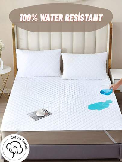 Waterproof Fitted Mattress Protector – 100x200 And 120x200 Cm – Breathable, Hygienic, Liquid-Resistant – MADE IN TURKEY