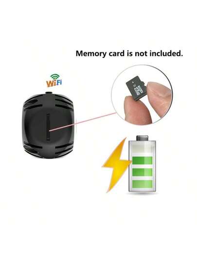Small Mini WiFi Monitoring Camera, 2.4G Night Vision Motion Detection Home/Indoor/Outdoor Security Wide Angle IP Camera. view 6