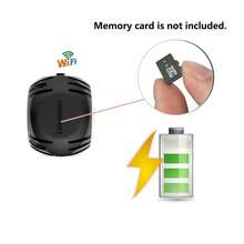 1-2 piezas Cámara de vigilancia Mini WiFi, Cámara de monitoreo WiFi 2.4G con visión nocturna y detección de movimiento, Cámara de para el hogar/interior/exterior, Cámara de monitoreo IP de ángulo amplio - Negro - Ver 7