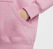 Nike Women's AS W NSW PHNX FLC OS PO Sweatshirt - Pink - View 4