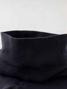 YXY 200克女士黑色保暖内衬紧身裤，保暖舒适，百搭通勤七分裤，适合秋冬季节穿着，舒适保暖 - 黑色 - 查看 7