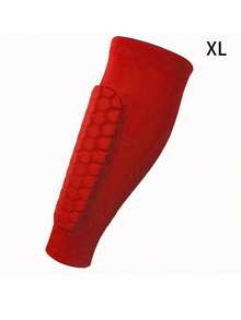 1pc High Elasticity Honeycomb Football Shin Guard, Comfortable Breathable Leg Protection Pad, M/L/XL Size