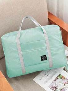 1个可折叠旅行包，大容量便携行李包，健身包，收纳袋，防水洗衣袋，化妆包，适合户外、旅行、通勤、居家收纳 - 彩色 - 查看 10