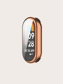 1 buah Casing Pelindung Smart Band TPU Berlapis Elektrik Warna Polos untuk Wanita/Pria, Pelindung Anti Gores Full Cover, Kompatibel dengan Mi Band 10 - Mi Band 10 - View 10