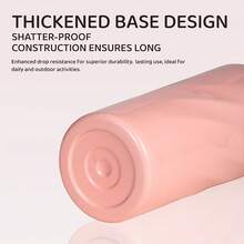 20oz 304 Stainless Steel Insulated Water Bottle, Solid Pink Braided Design, Thermal Insulated Travel Mug, High-Quality Car Cup, Office Coffee Cup, Large Capacity Tumbler