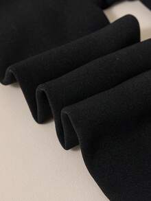 3/2/1 Pairs Girls Kids Children Leggings, Skin Tone, Khaki, Black, Gray Solid Color Stirrup Tights, Leggings, Warm Fleece Pants, Suitable For Daily Wear, Simple Versatile Stirrup Pants, Soft Smooth Comfortable, Princess/Cute Style - 彩色 - 查看 10