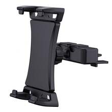 xnyocn Soporte para tableta y teléfono móvil en la ranura del CD del coche, soporte de navegación del reproductor de CD del coche de plástico ABS con rotación de 360°, disponible en múltiples modelos