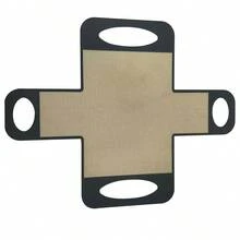 1 件可重复使用的硅胶面包模具内衬、面包发酵篮和发酵托盘 - 不粘且易于清洁的面团转移工具，带 4 个手柄 - 彩色 - 查看 11