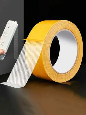 1 Roll Of Grid Double-Sided Tape, Non-Marking Strong Adhesive Tape, Can Be Torn By Hand Easily And Effortlessly, Multi-Purpose Tape, Carpet Fixing Tape, Wall Fixing Double-Sided Tape, Leaving No Traces, Home Decoration, Home Accessories, Daily Essentials,Carpets, Strips, Etc. Fixed Double-Sided Tape Without Leaving Traces