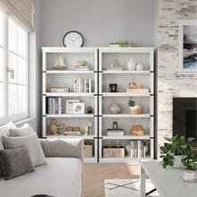 Bookcase - 67"*31" Antique White - View 6