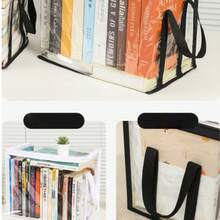 Transparent PVC Storage Bag With Flip Cover & Window - Multipurpose Storage Box For Toys, Party Favors, Crafts, Books, School Supplies, Snacks - Durable Rectangular Home Organization Box, Christmas Gift, Halloween Gift, XL/38*32*24cm, L/32*25*24cm